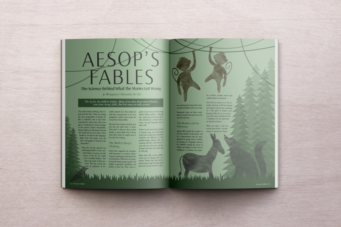 Aesop's Fables Editorial Illustration